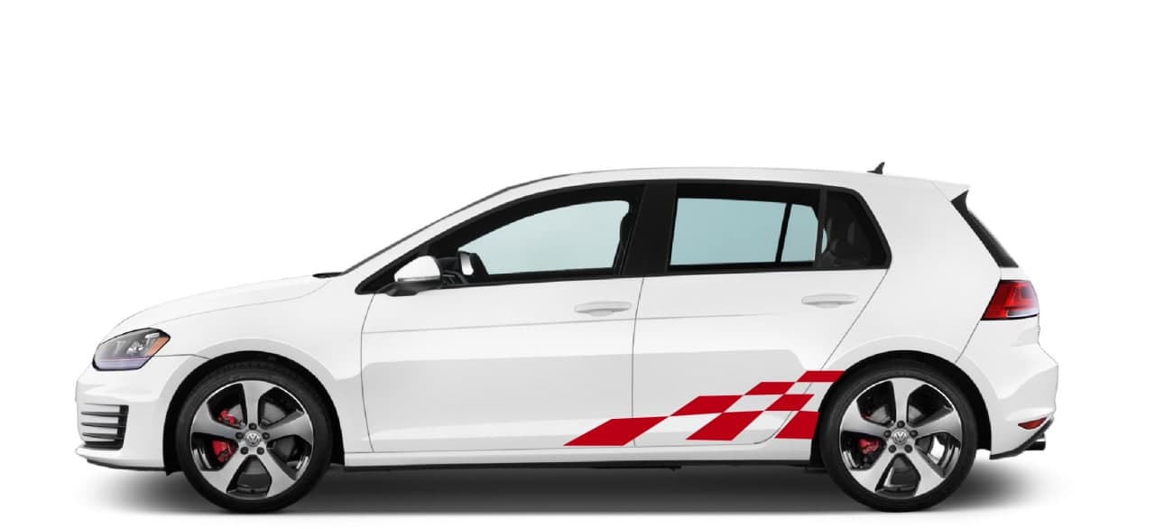 Vinyl Graphics Block Unique graphic universal sticker decal for Car Any Vehicle | UNIVERSAL STICKERS