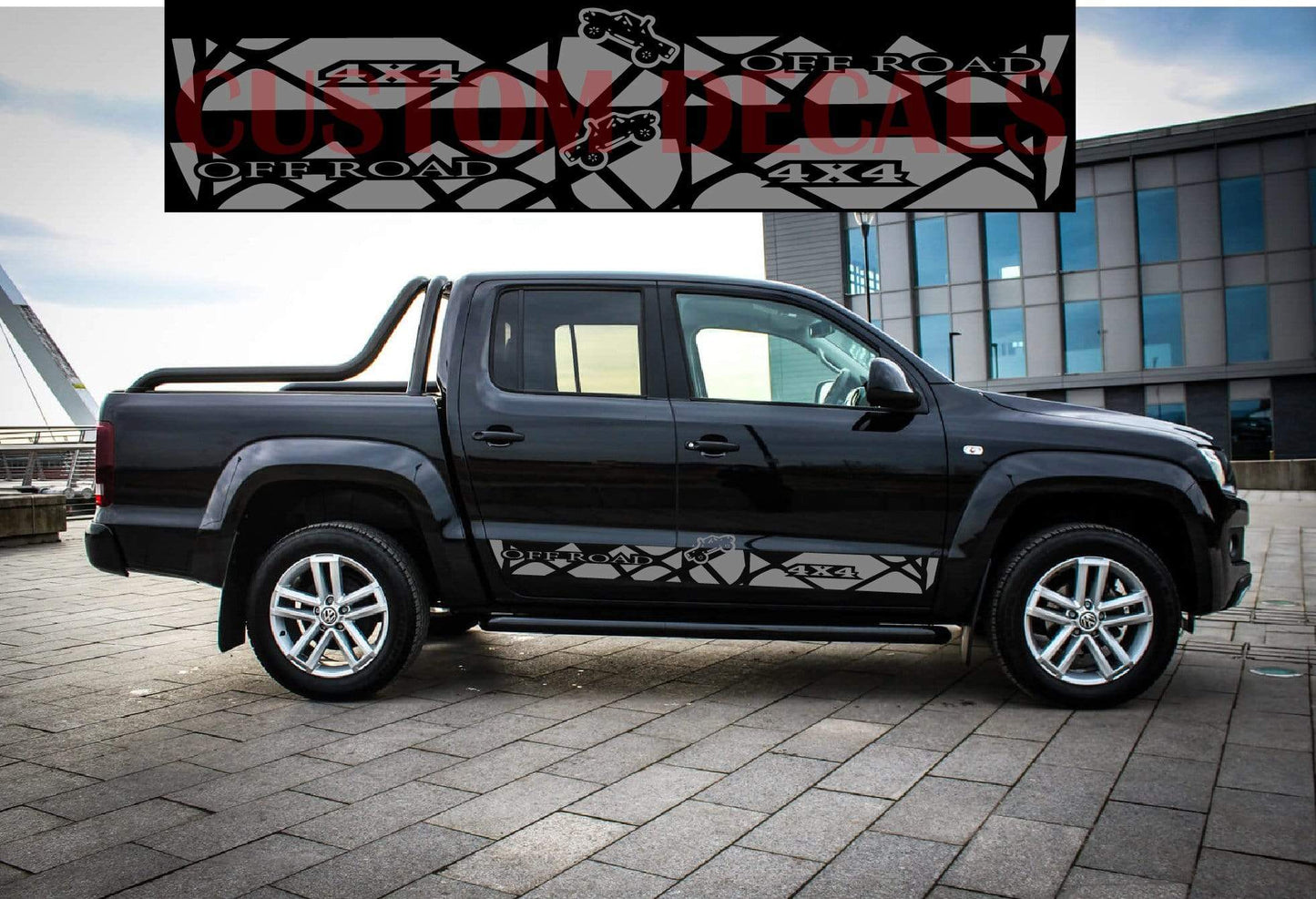 Car Graphics for vw Amarok | VW Amarok Line Stickers | VW decal kit | Amarok Stickers