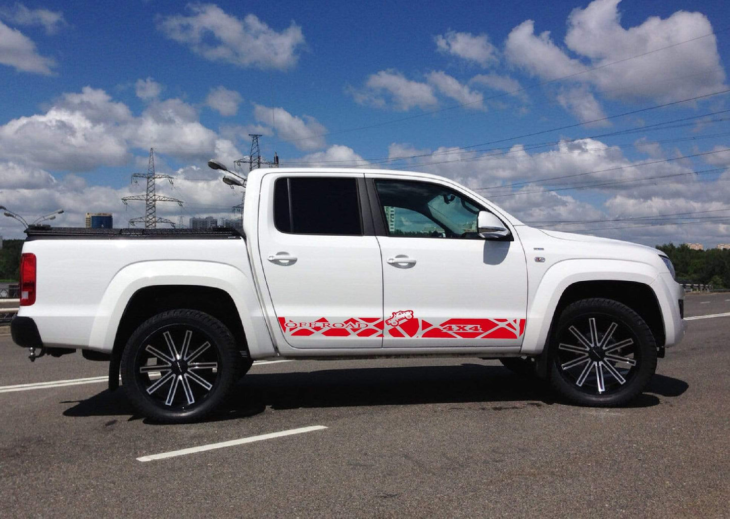 Car Graphics for vw Amarok | VW Amarok Line Stickers | VW decal kit | Amarok Stickers
