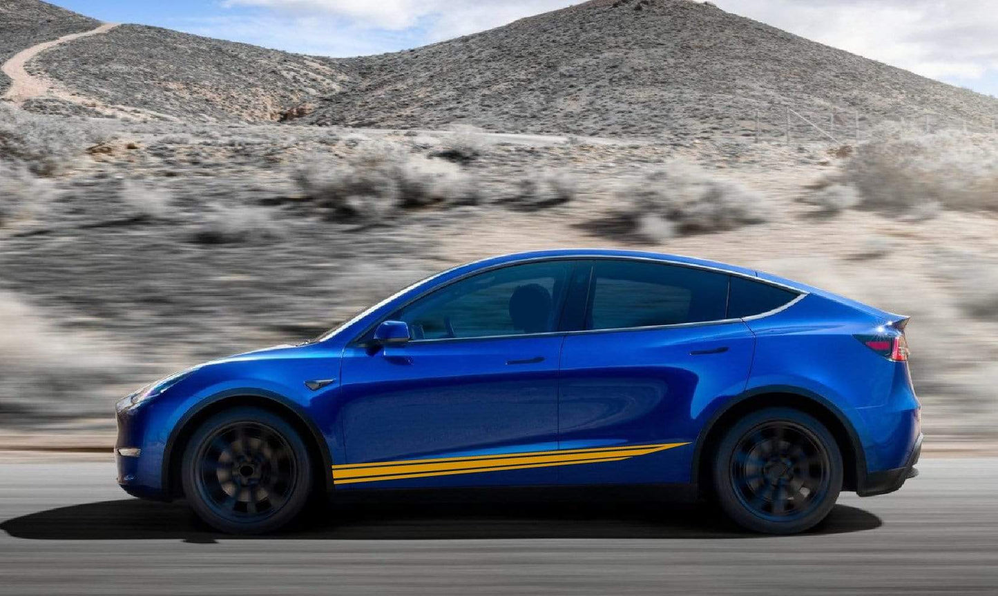 Classic decals Compatible with Tesla 3 | Tesla X Stickers | Tesla Y Stickers Tesla S BFF