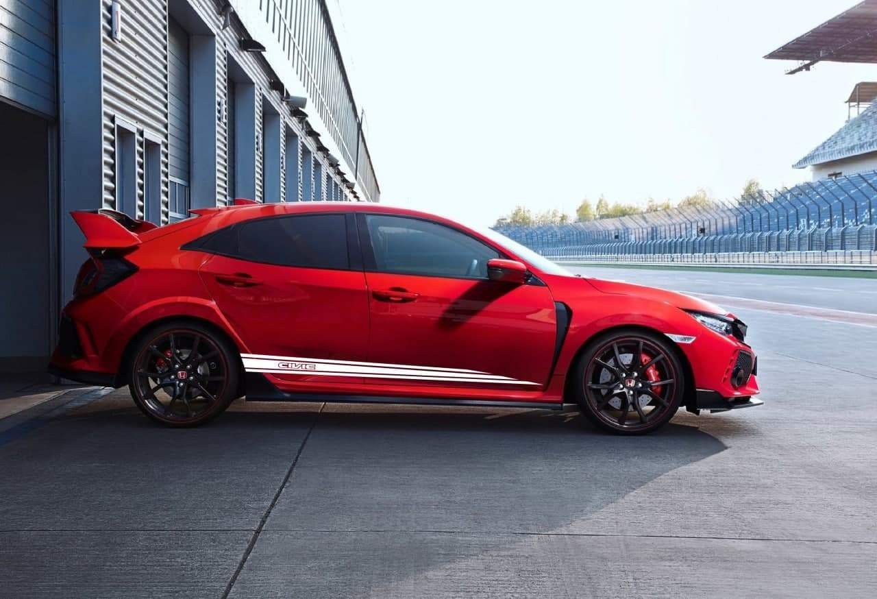 Vinyl Graphics Classic Design Line Stickers Compatible With Honda Civic, All Models Size