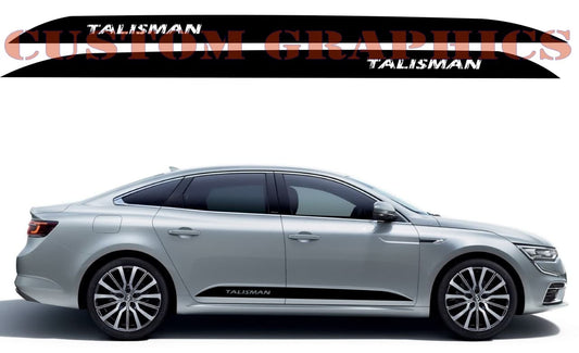 Vinyl Graphics Classic Line Design Graphic Racing Stripes Compatible with Renault Talisman