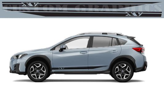 Vinyl Graphics Classic Line Design Vinyl decal Stickers Compatible with Subaru XV CAR STICKERS