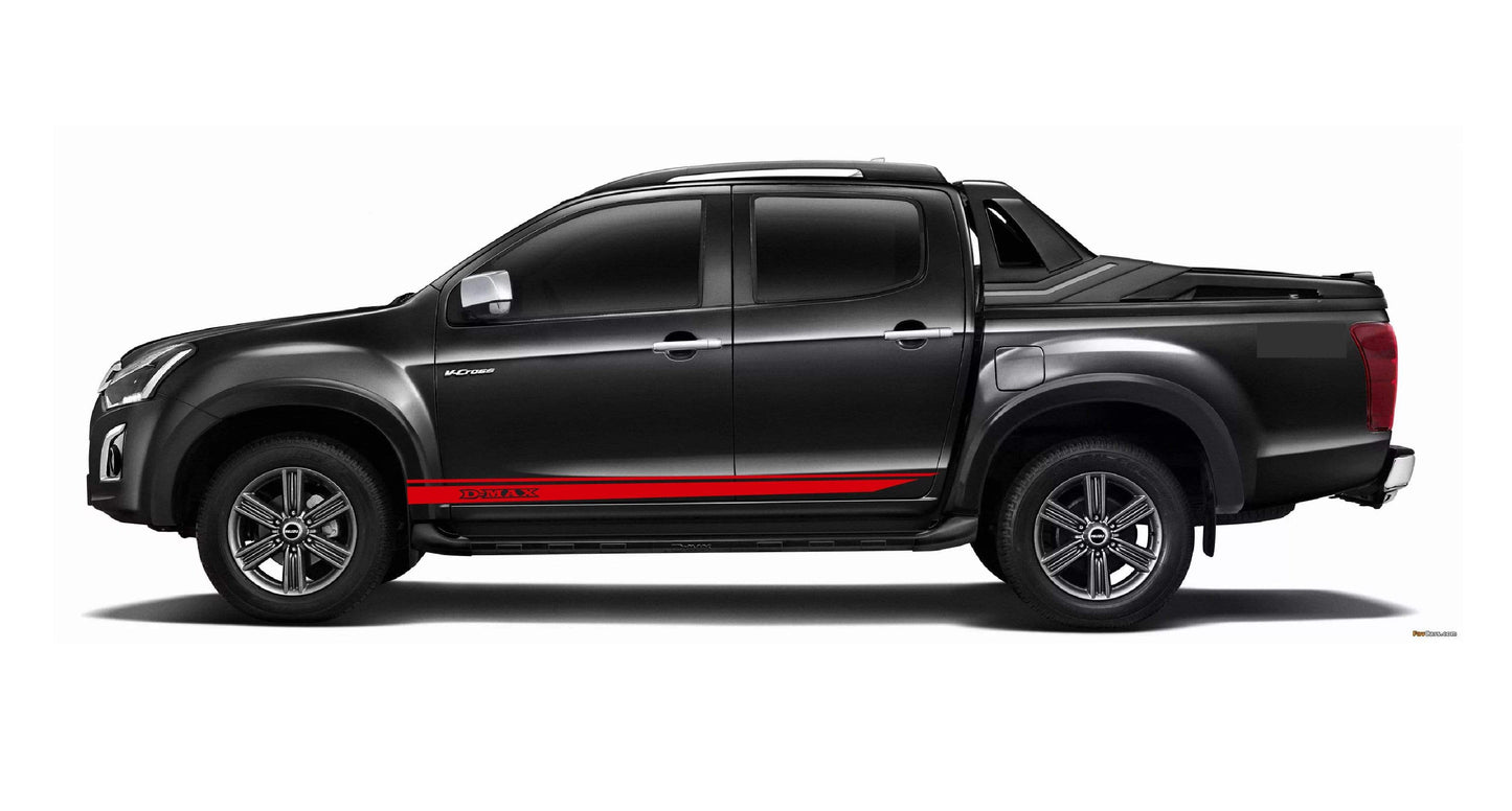 Premium Vinyl Stickers Compatible With Isuzu D-Max Dragon design Car styling decals