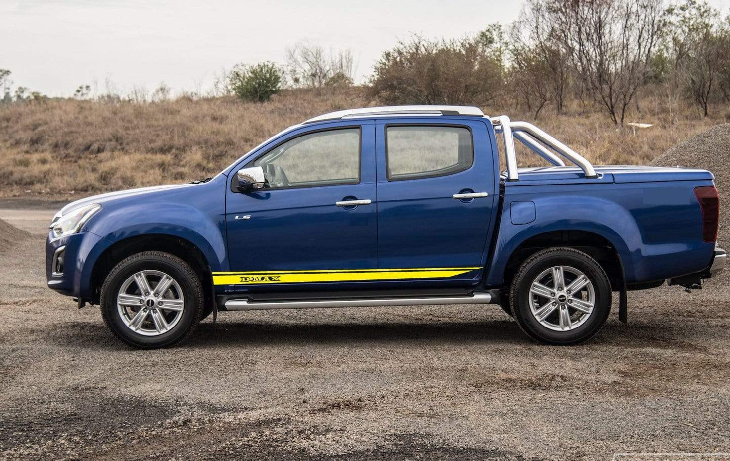 Premium Vinyl Stickers Compatible With Isuzu D-Max Dragon design Car styling decals