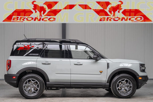  Premium Sticker Compatible With Ford Bronco Decals Vinyl Style Design