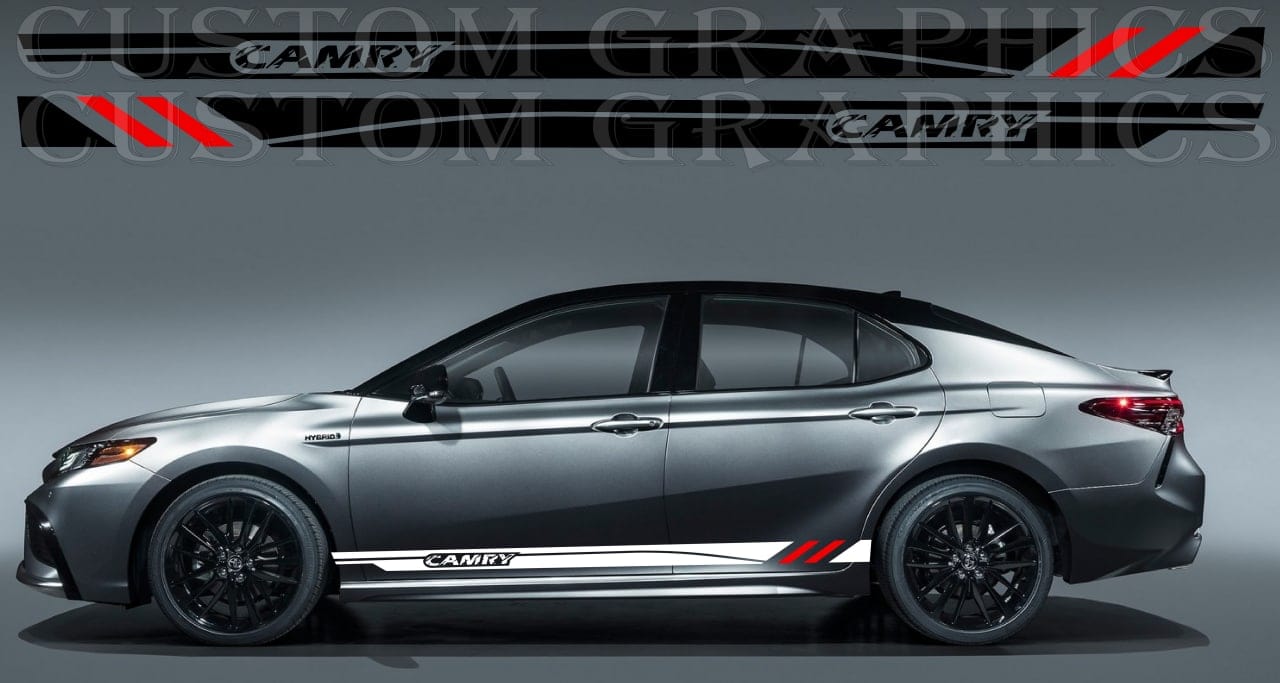 Vinyl Graphics Compatible With Toyota Camry Stickers Decals Vinyl HOT Line Design