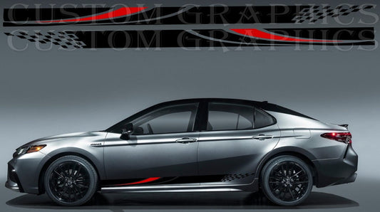 Vinyl Graphics Compatible With Toyota Camry Stickers Decals Vinyl Style Design