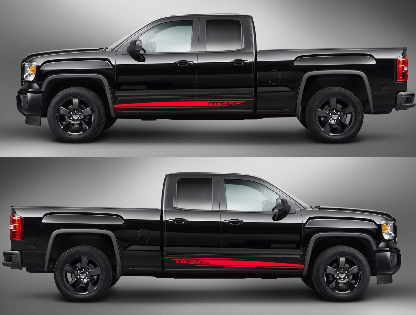 Custom Decal Sticker Vinyl Side Racing Stripes for GMC Sierra GM Decals - Brothers-Graphics