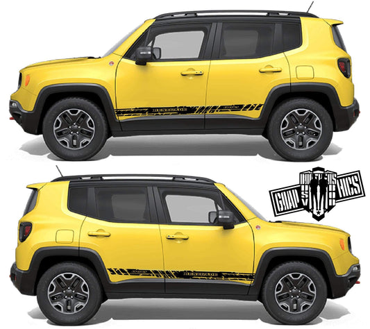 Automotive decals Compatible With Jeep Renegade Premium Quality stickers Personalized Design