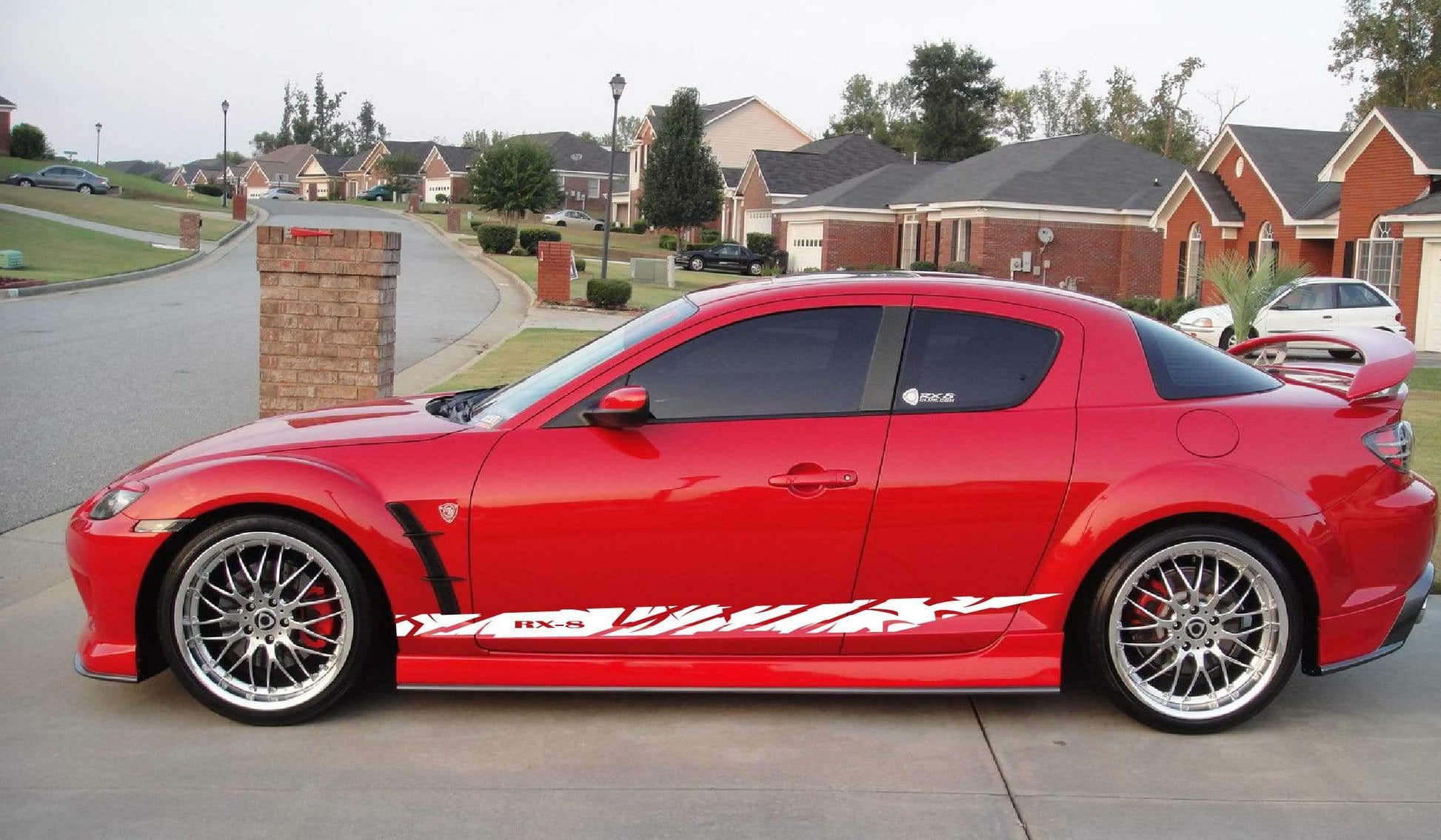 Premium Vinyl Stickers Compatible With Mazda RX-8 Tribal Design Automotive decals