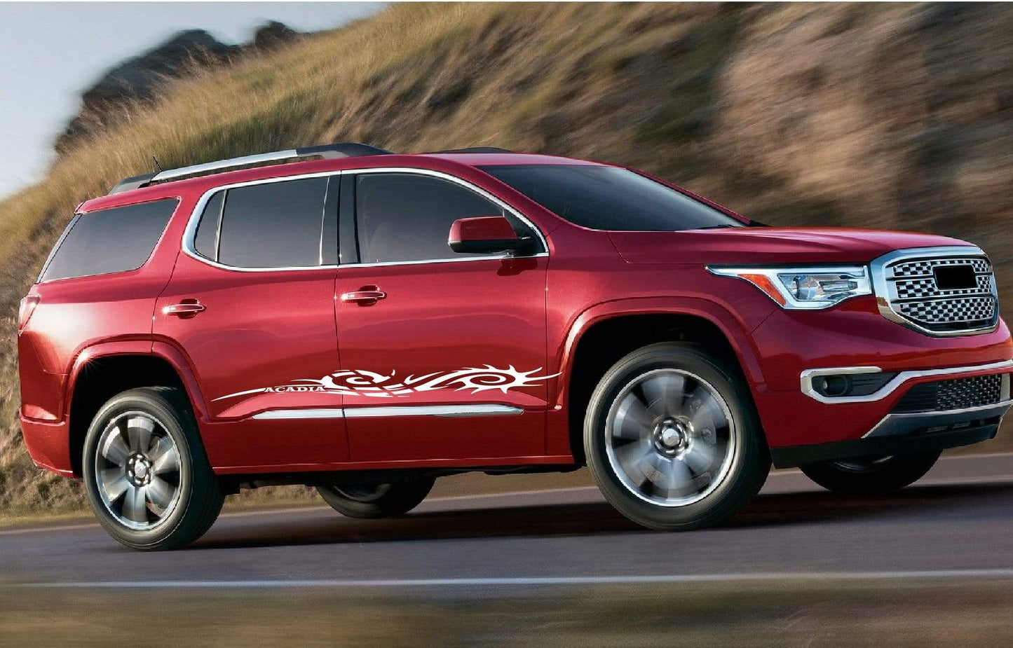 Custom Decal Vinyl Graphic Racing Decals for GMC Acadia - Brothers-Graphics