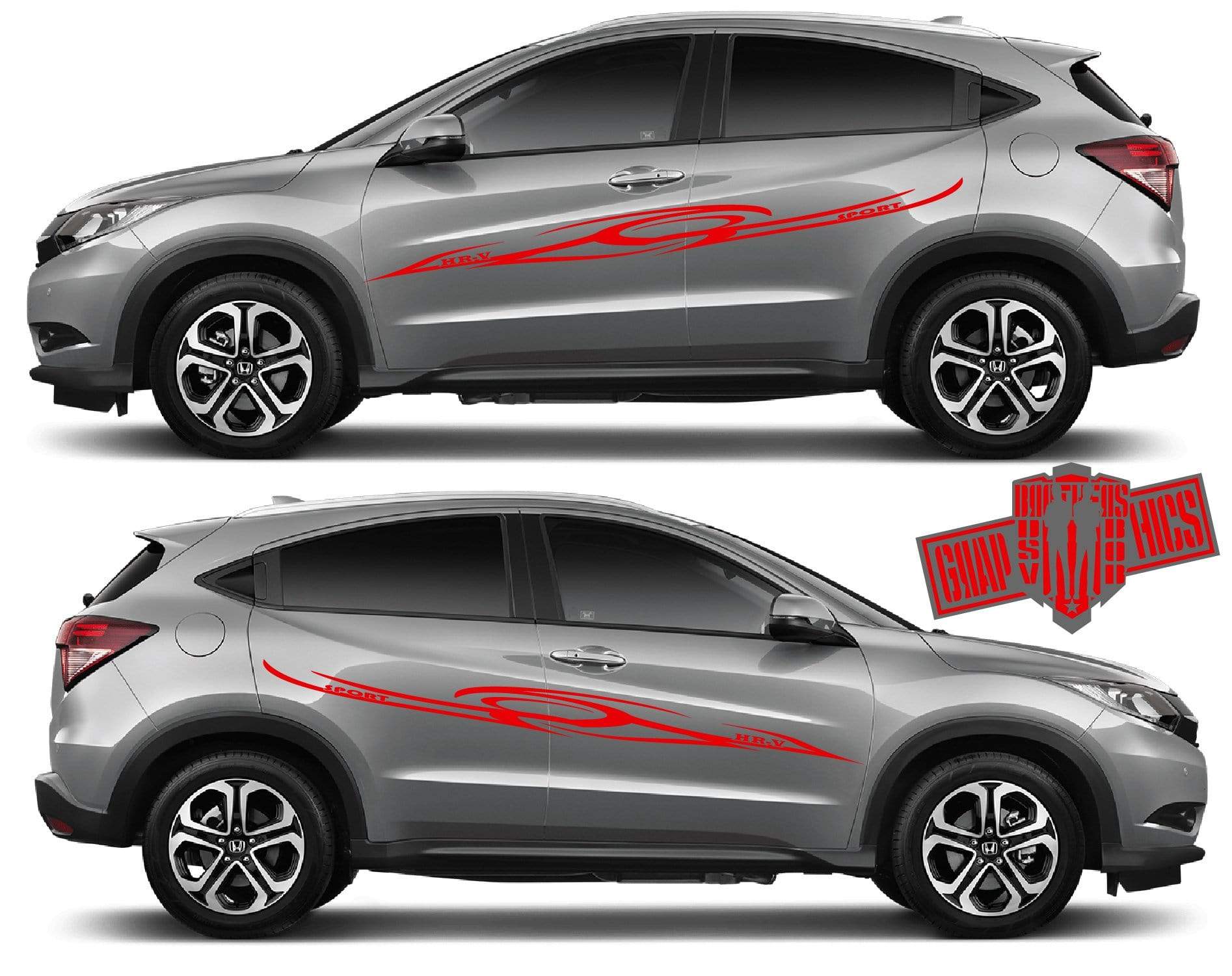 Custom Decal Vinyl Graphics Special Made for Honda HR-V - Brothers-Graphics