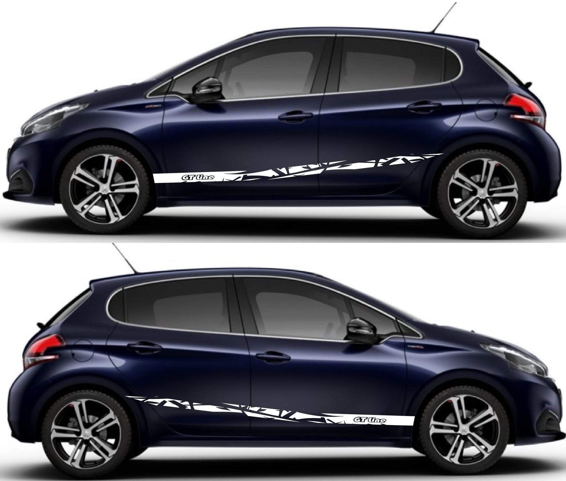 Custom Decal Vinyl Graphics Special Made for Peugeot 208 - Brothers-Graphics