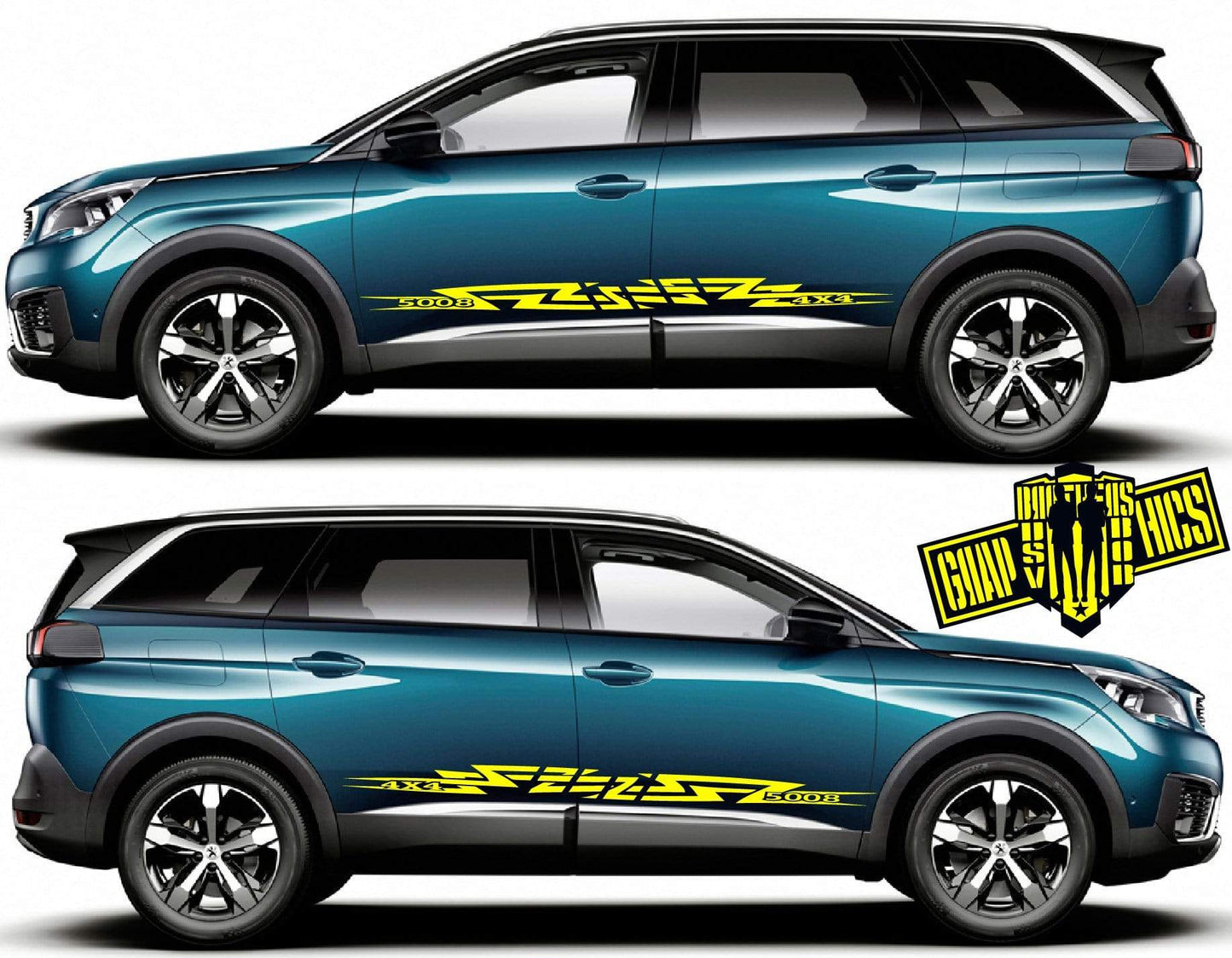 Custom Decal Vinyl Graphics Special Made for Peugeot 5008 - Brothers-Graphics