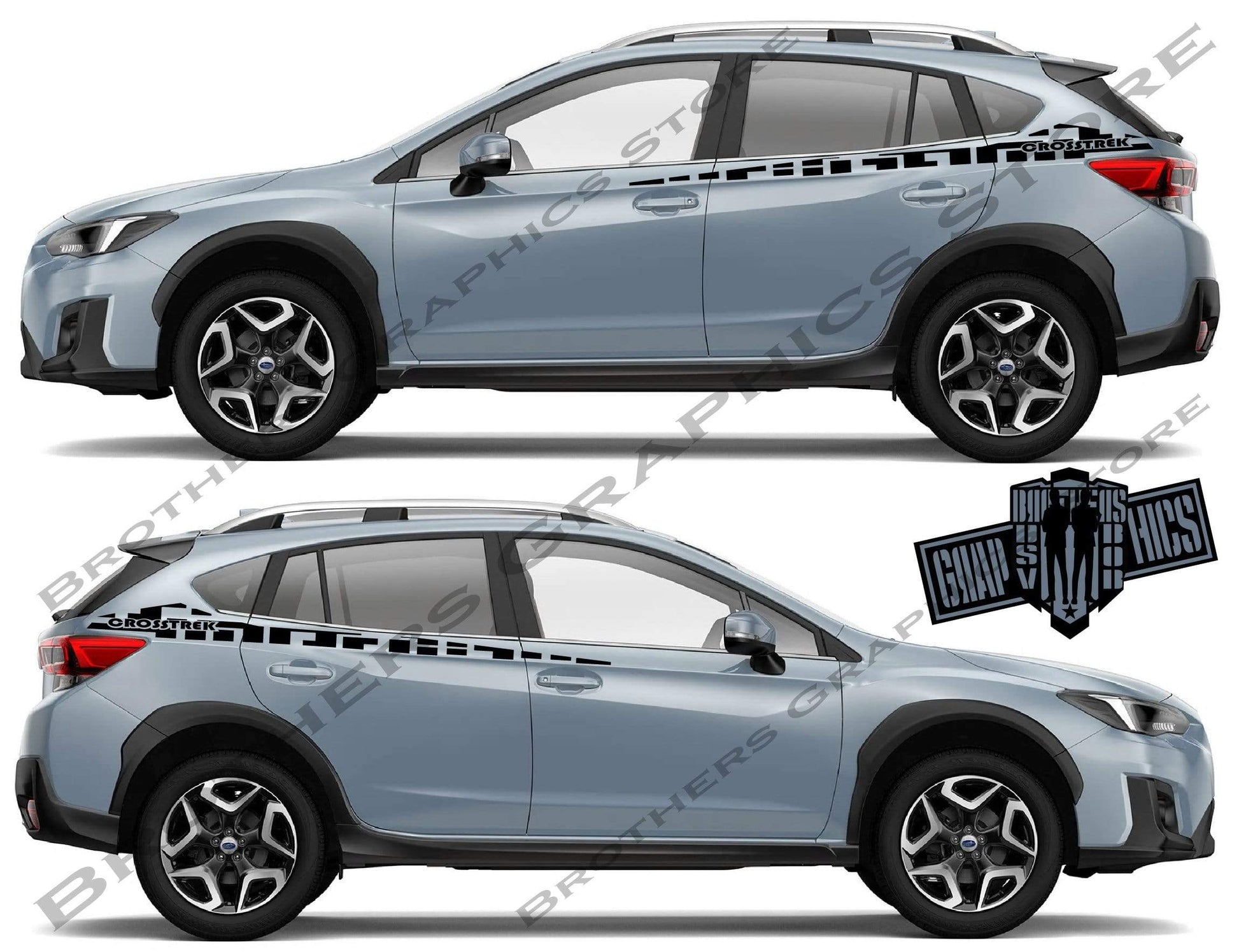 Custom Decal Vinyl Graphics Special Made for Subaru Crosstrek - Brothers-Graphics
