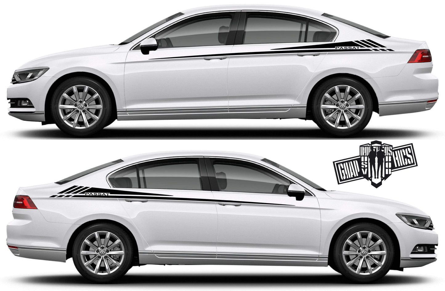 Custom Decal Vinyl Graphics Special Made for VW PASSAT - Brothers-Graphics