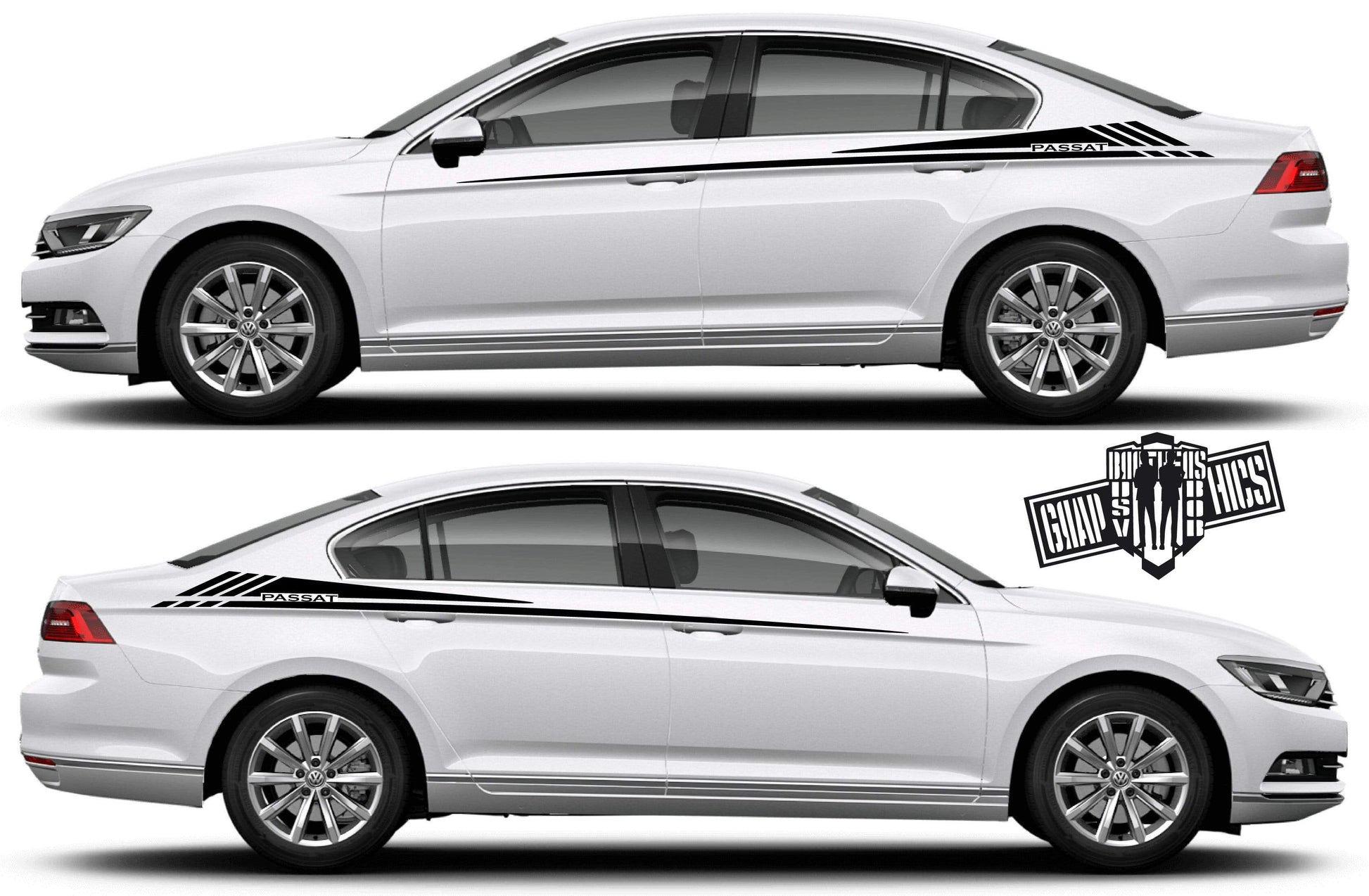 Custom Decal Vinyl Graphics Special Made for VW PASSAT - Brothers-Graphics