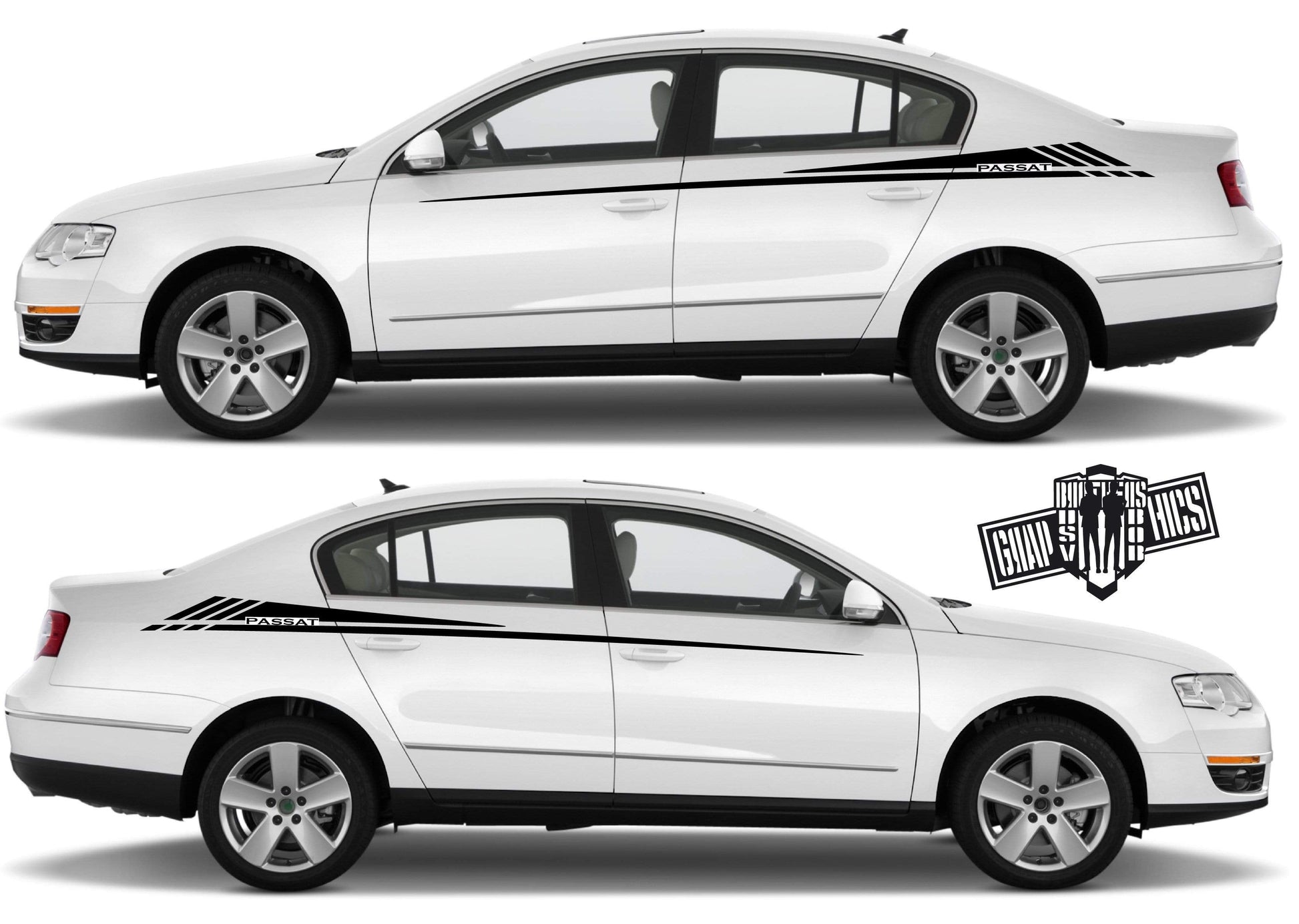 Custom Decal Vinyl Graphics Special Made for VW PASSAT - Brothers-Graphics