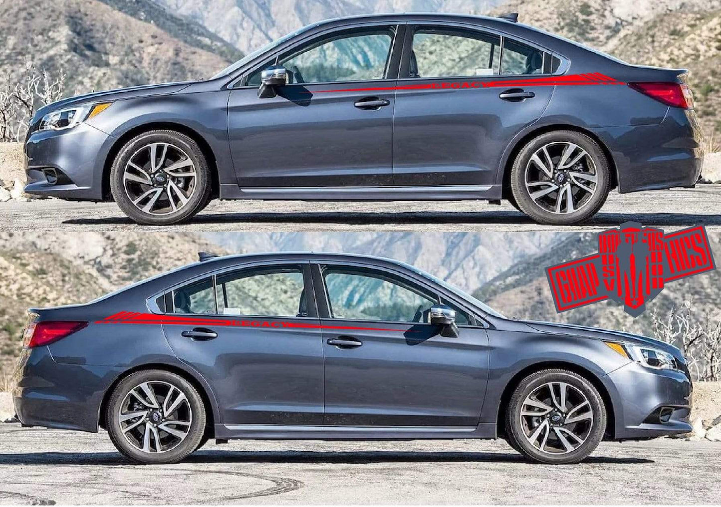 Custom Decal Vinyl Graphics Special Made Subaru Legacy - Brothers-Graphics