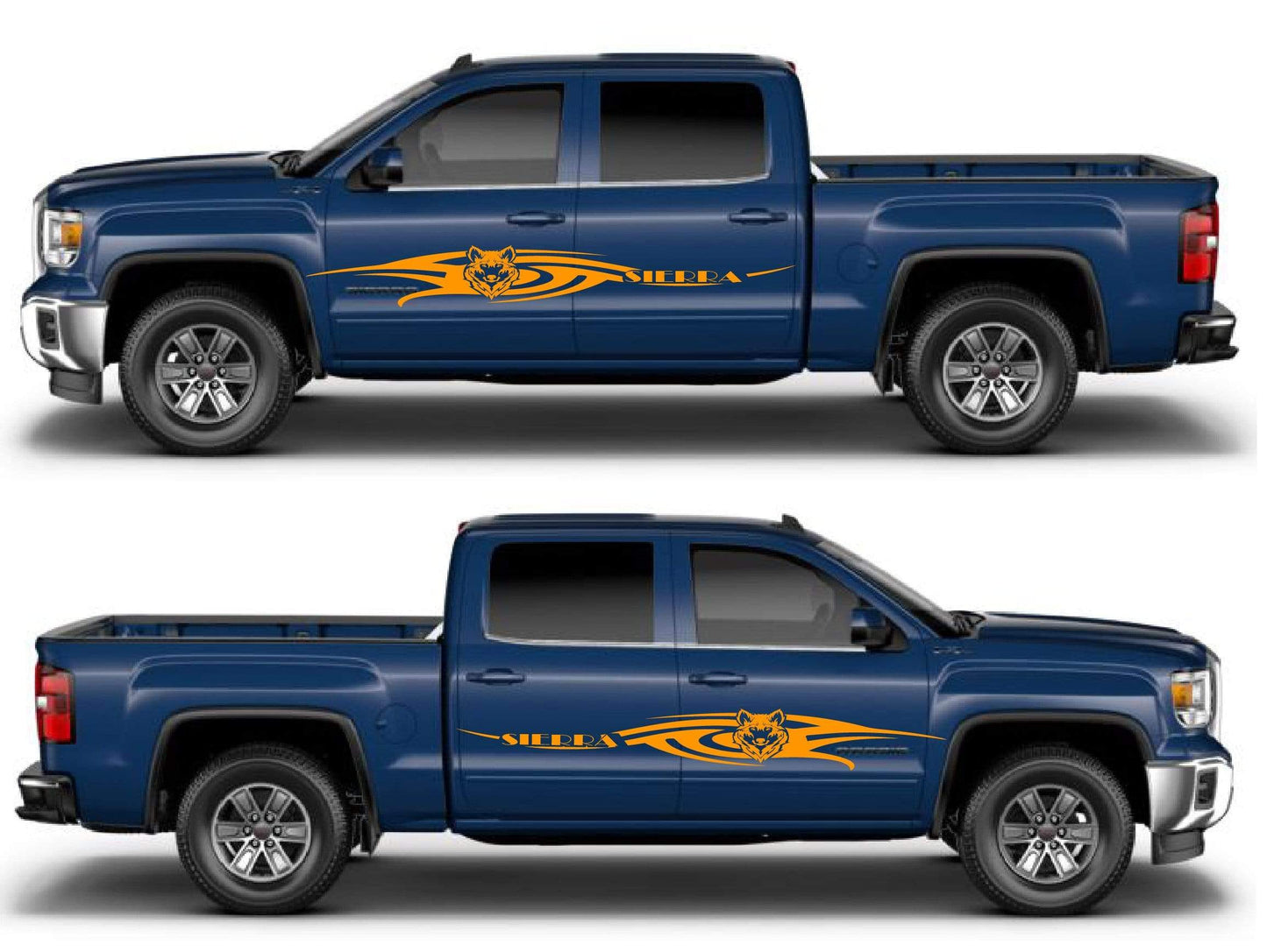 Custom Decal Vinyl Stickers For GMC Sierra - Brothers-Graphics