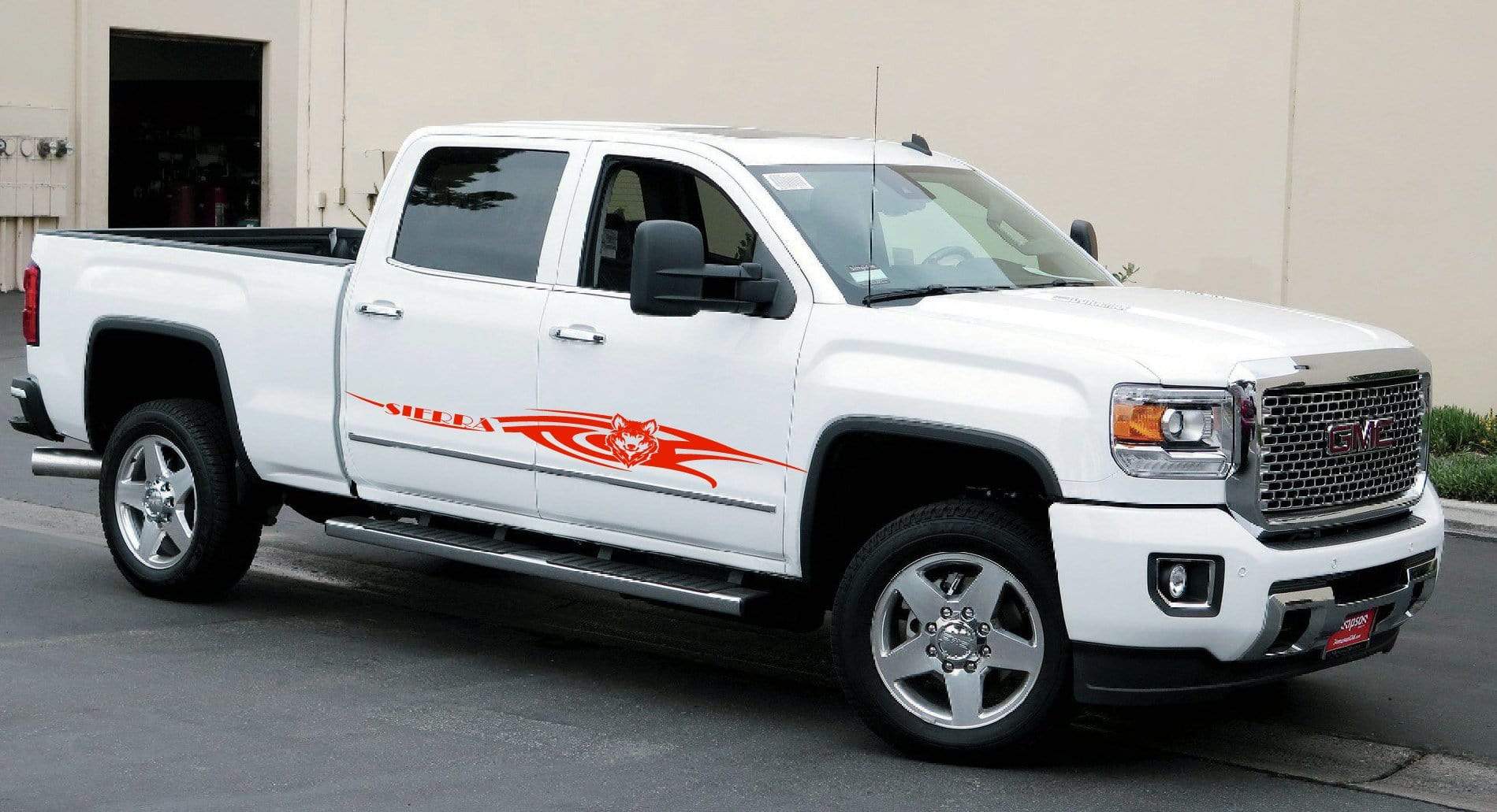 Custom Decal Vinyl Stickers For GMC Sierra - Brothers-Graphics