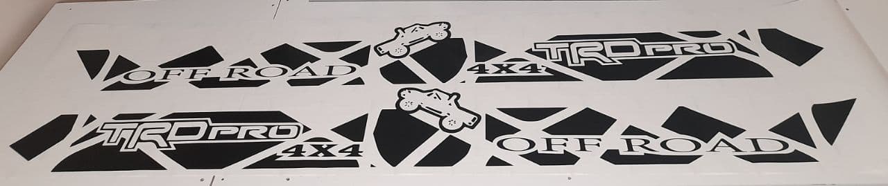 Vinyl Graphics Custom Graphics Fit Toyota Tacoma TRD Decals