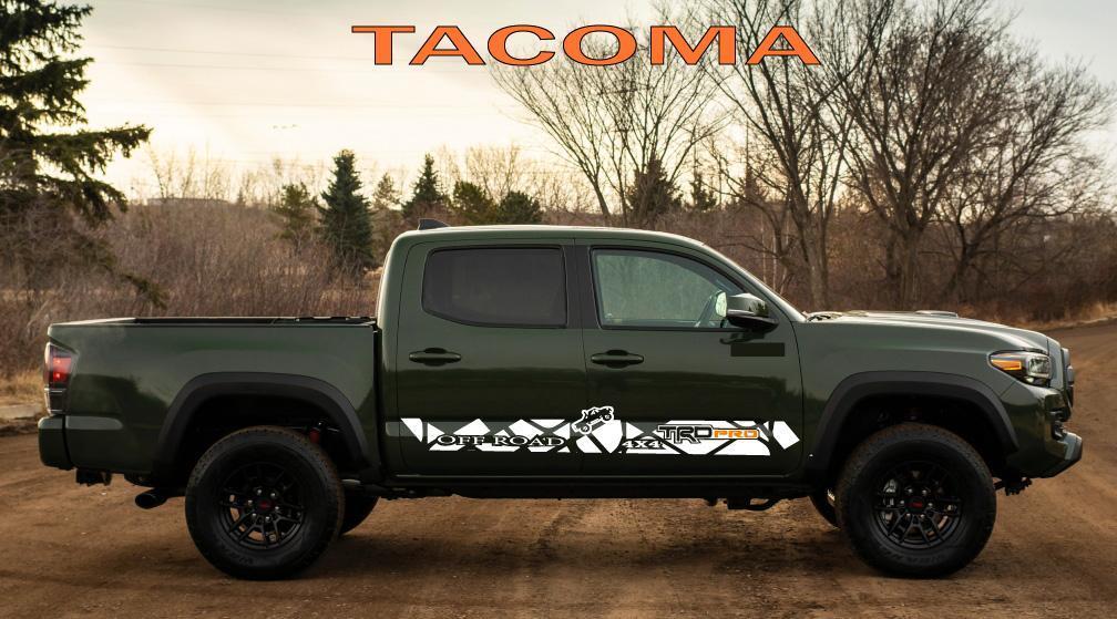 Custom Graphics Fit Toyota Tacoma TRD Decals