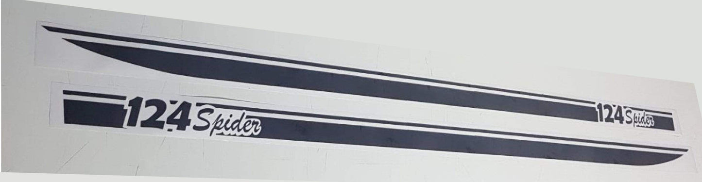 Custom Racing Decal Sticker Stripe Stickers for Fiat Spider 124 - Brothers-Graphics