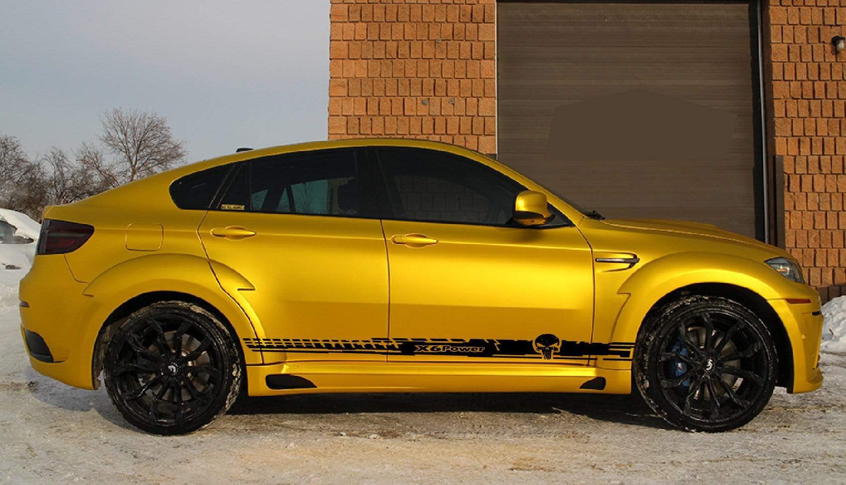 Customized Stickers Racing Stripes for BMW X6 - Brothers-Graphics