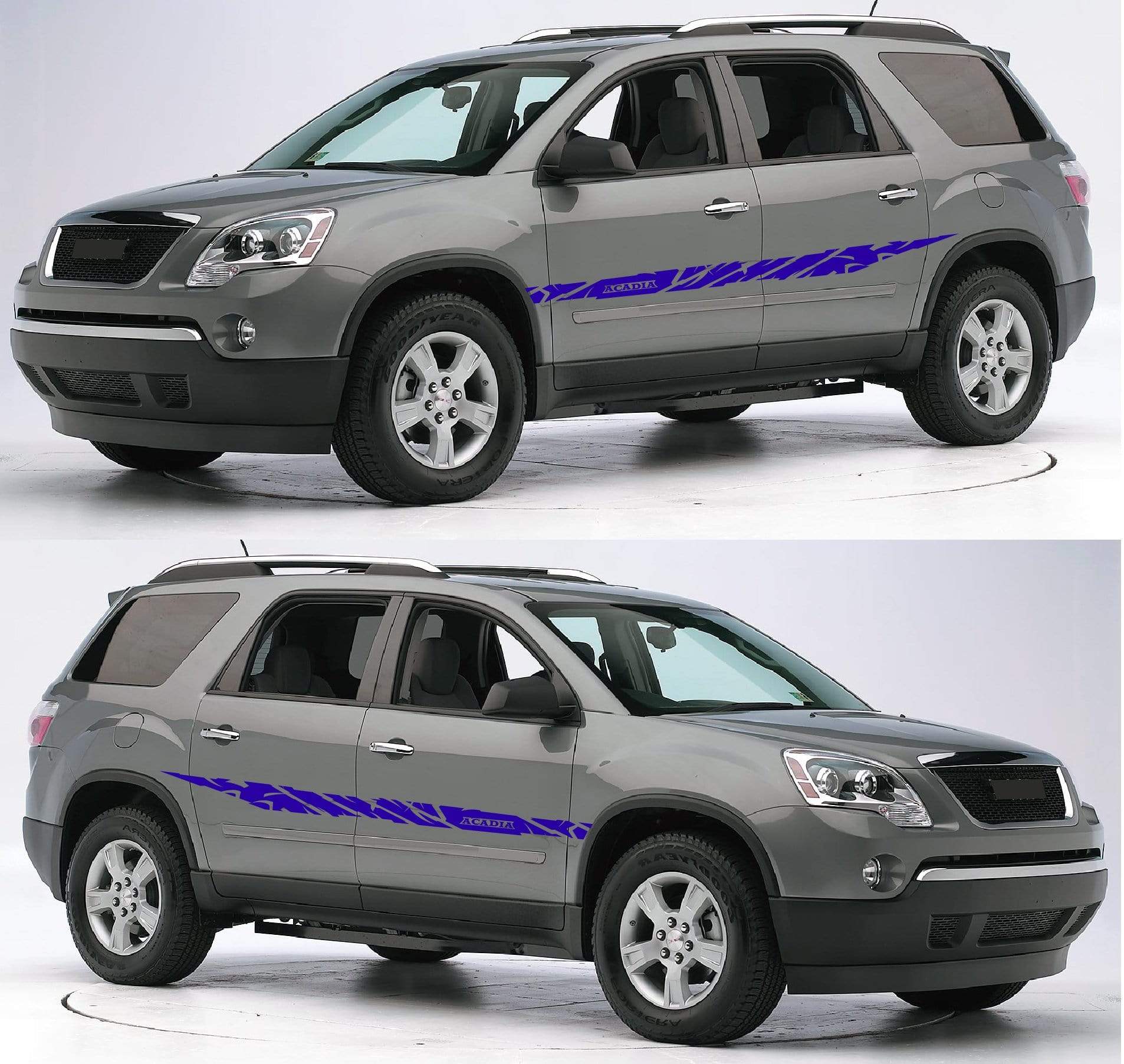 Customized Stickers Racing Stripes for GMC Acadia - Brothers-Graphics