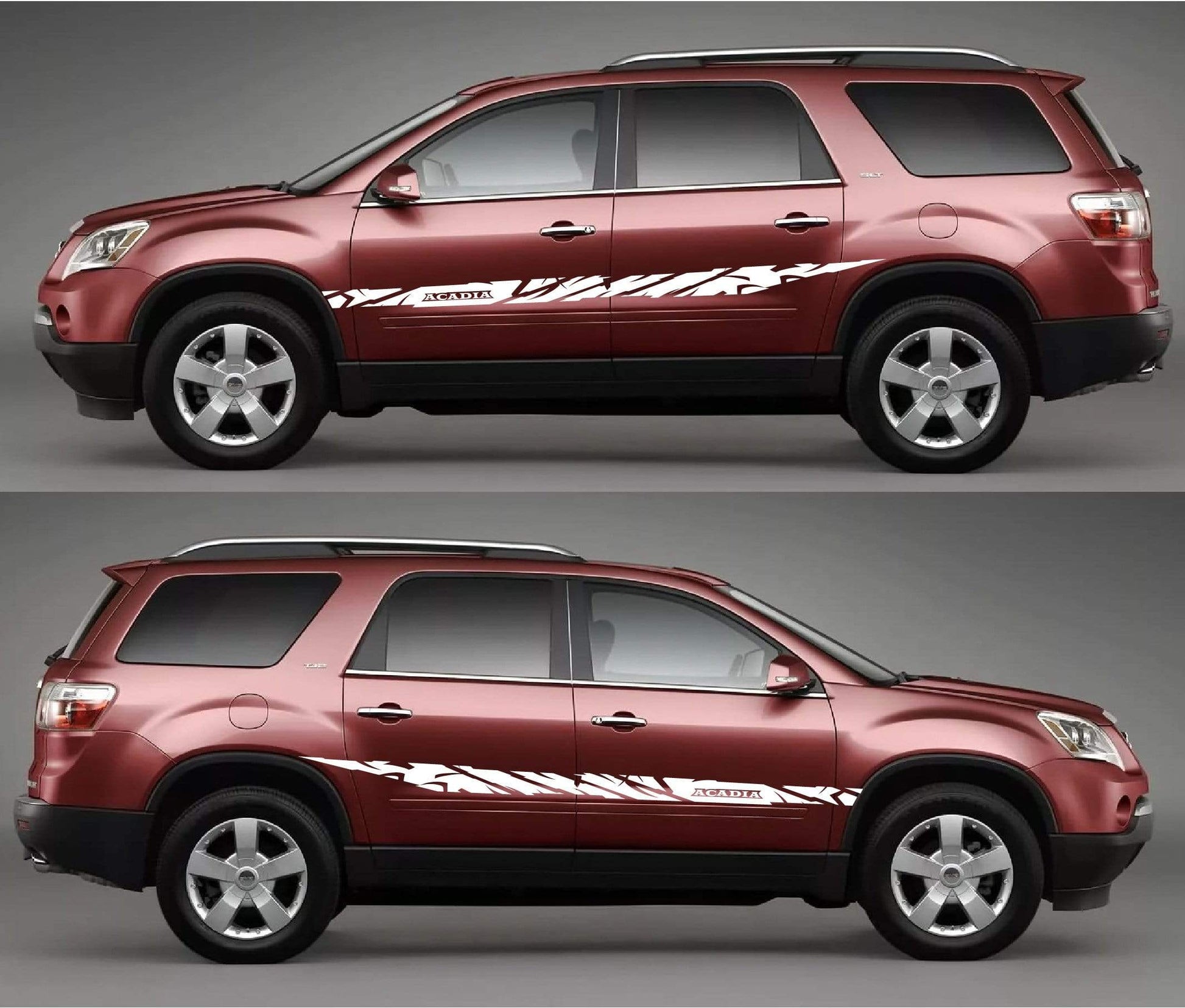 Customized Stickers Racing Stripes for GMC Acadia - Brothers-Graphics