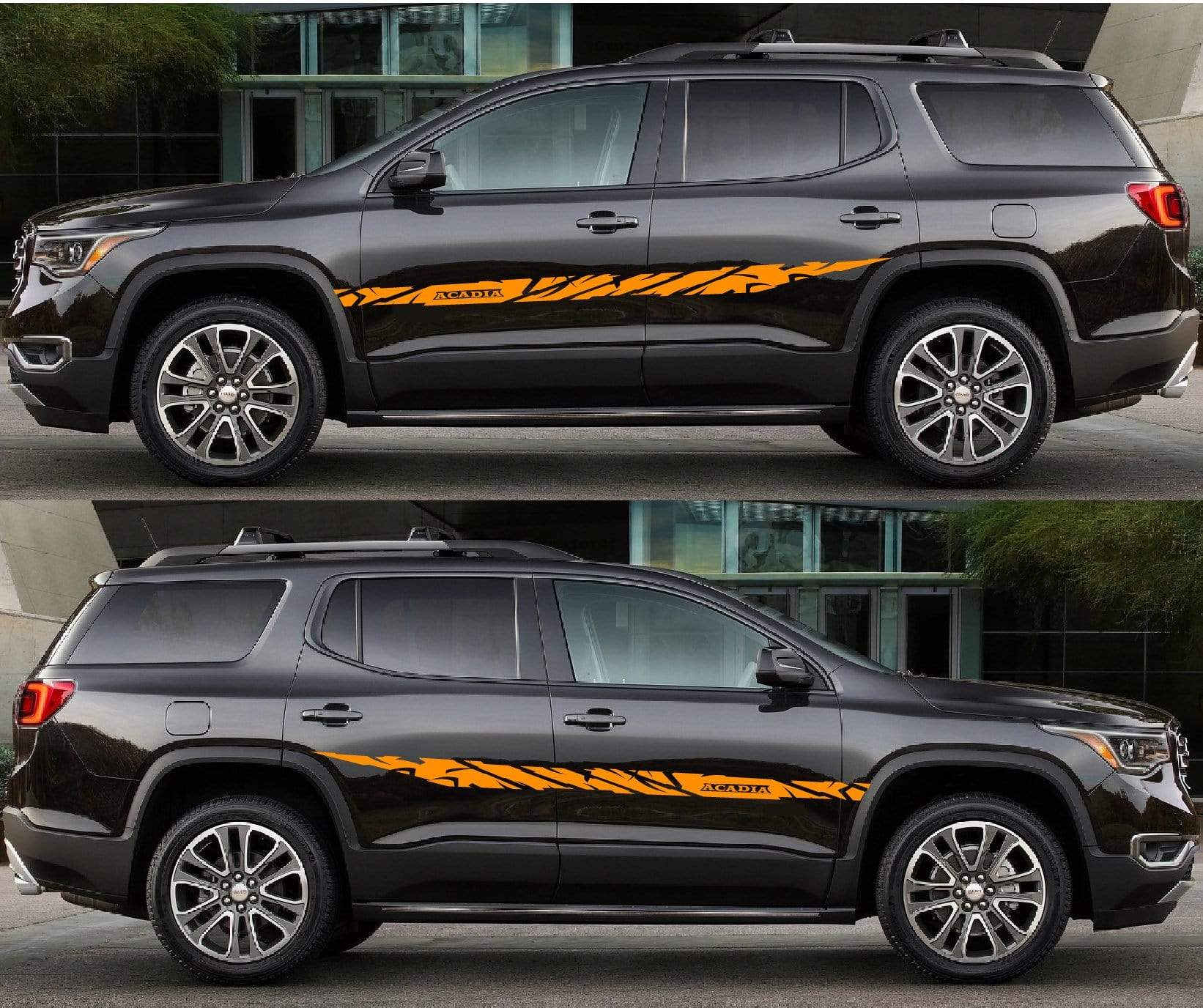 Customized Stickers Racing Stripes for GMC Acadia - Brothers-Graphics