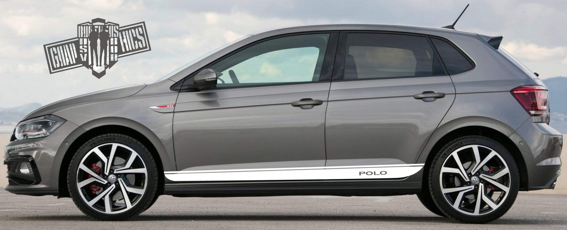 Customized Vinyl Racing Stripes For VW Polo 1994-2021 - Brothers-Graphics