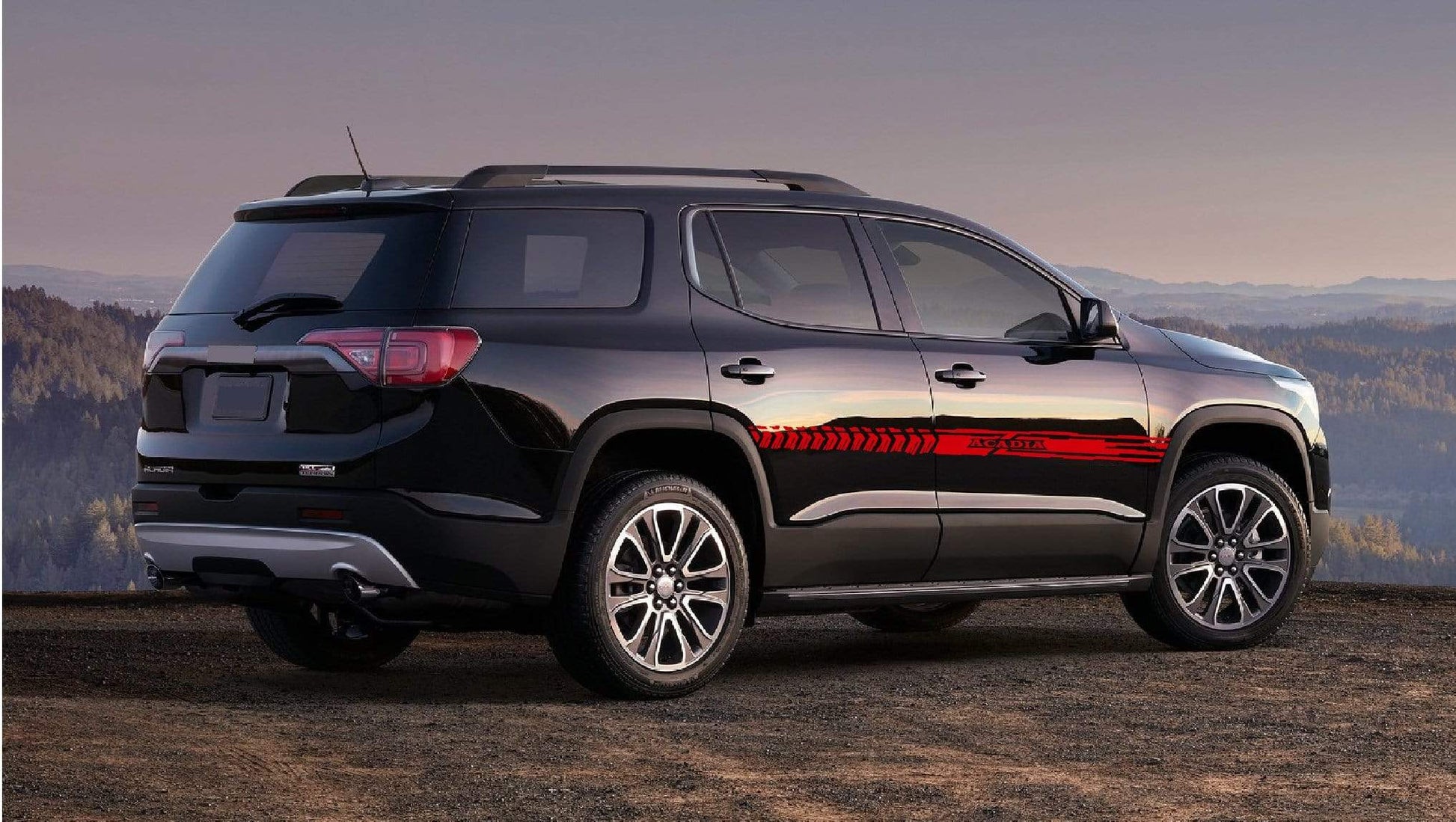 Decal Sticker Vinyl Side Racing Stripes for GMC Acadia - Brothers-Graphics