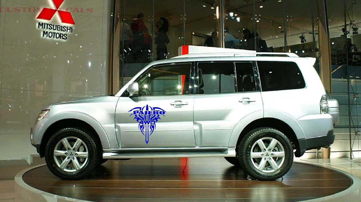 Premium Quality Stickers Compatible with Mitsubishi Pajero Vinyl car stickers Automotive decals