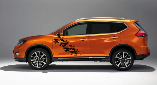 Decal Sticker Vinyl Side Racing Stripes for Nissan X-Trail