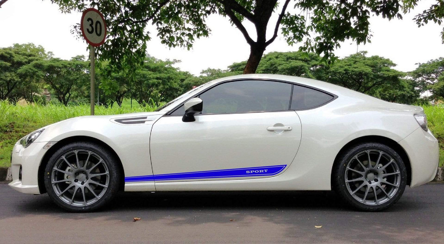 Premium Vinyl Stickers Compatible with Subaru BRZ Classic Line Design BFF