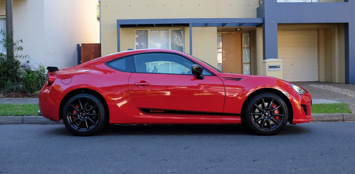 Premium Vinyl Stickers Compatible with Subaru BRZ Classic Line Design BFF