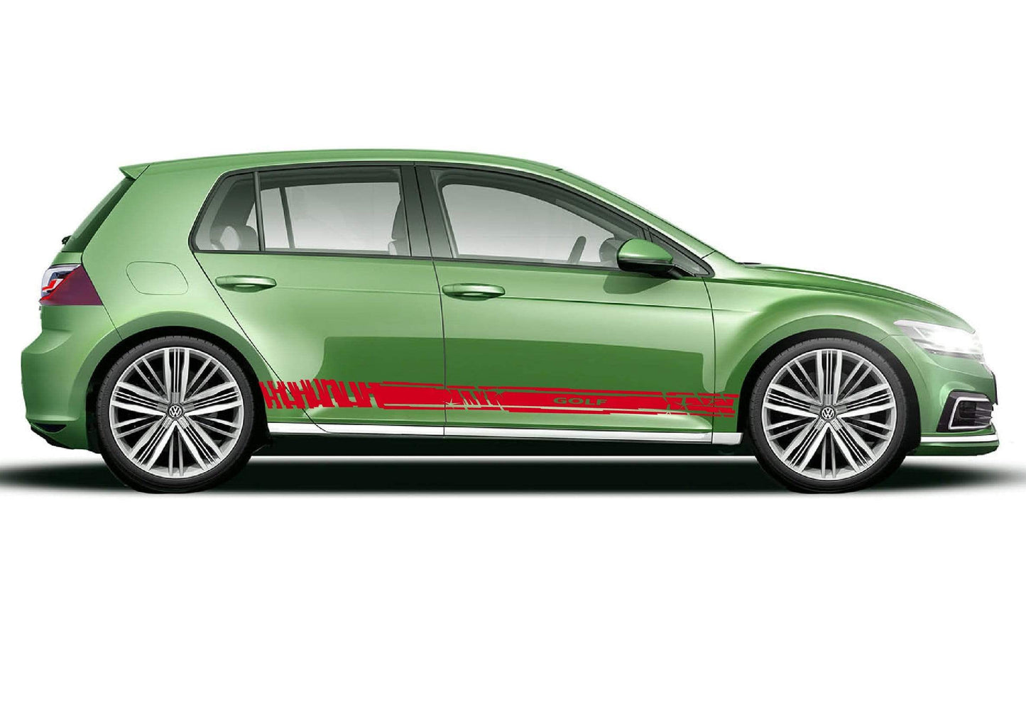 Decal Sticker Vinyl Side Racing Stripes for VW Golf