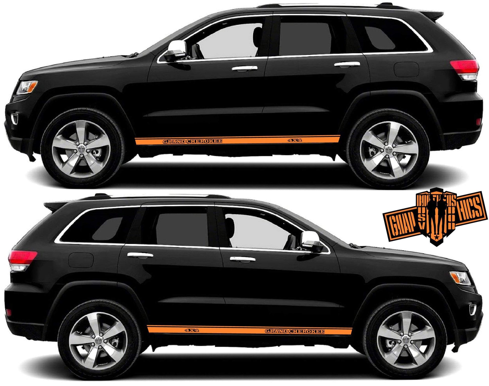 Decal Vinyl Graphics Special Made for Jeep Grand Cherokee - Brothers-Graphics