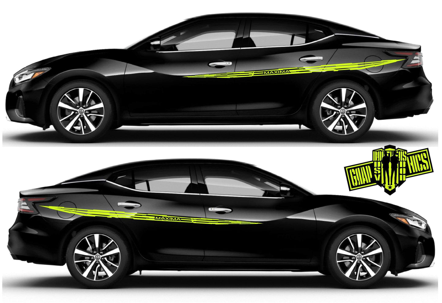 Decal Vinyl Graphics Special Made for Nissan Maxima - Brothers-Graphics