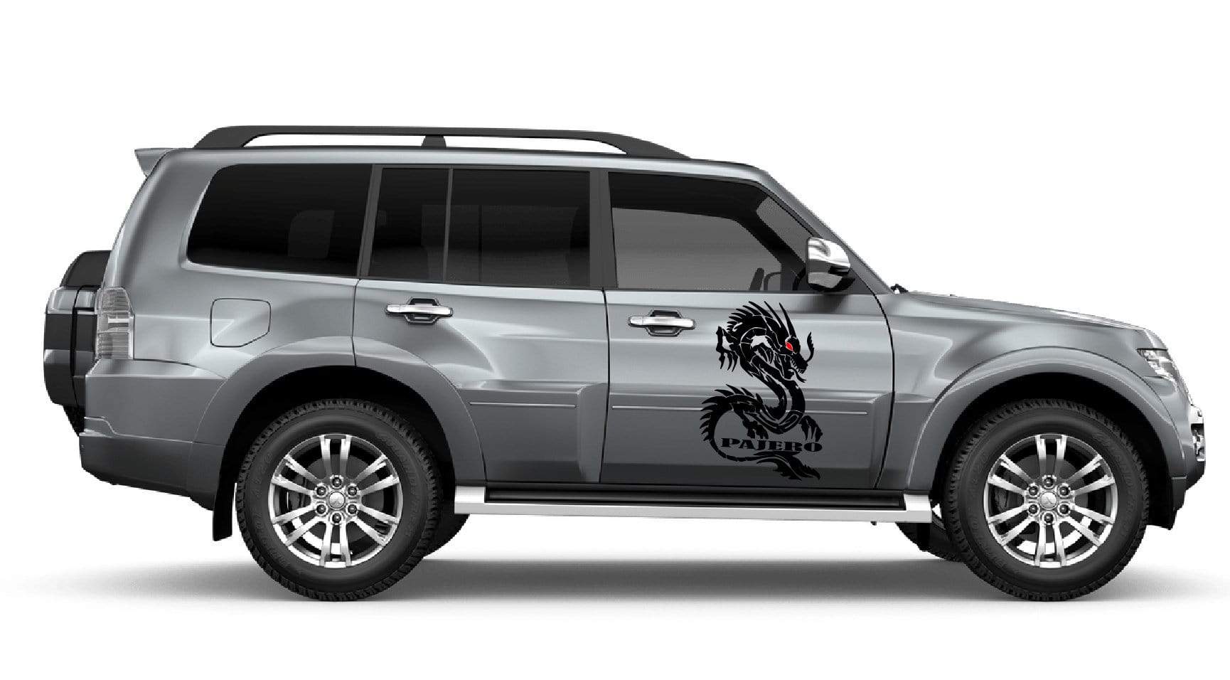 Premium Quality Stickers Compatible with Mitsubishi Pajero Dragon Design Decorative decal