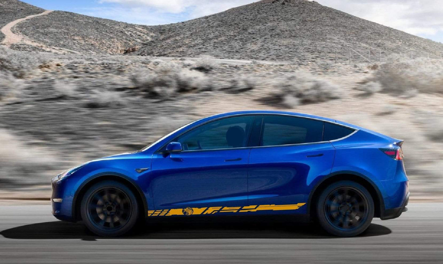 Vinyl Graphics Eagle Graphic For Tesla Model 3 | Model X Stickers | Model Y Stickers Tesla Model S decals