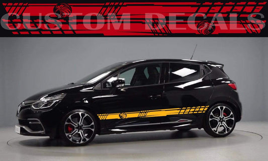 Eagle Graphic renault stickers Racing Stripes for Renault Clio renault clio car decals