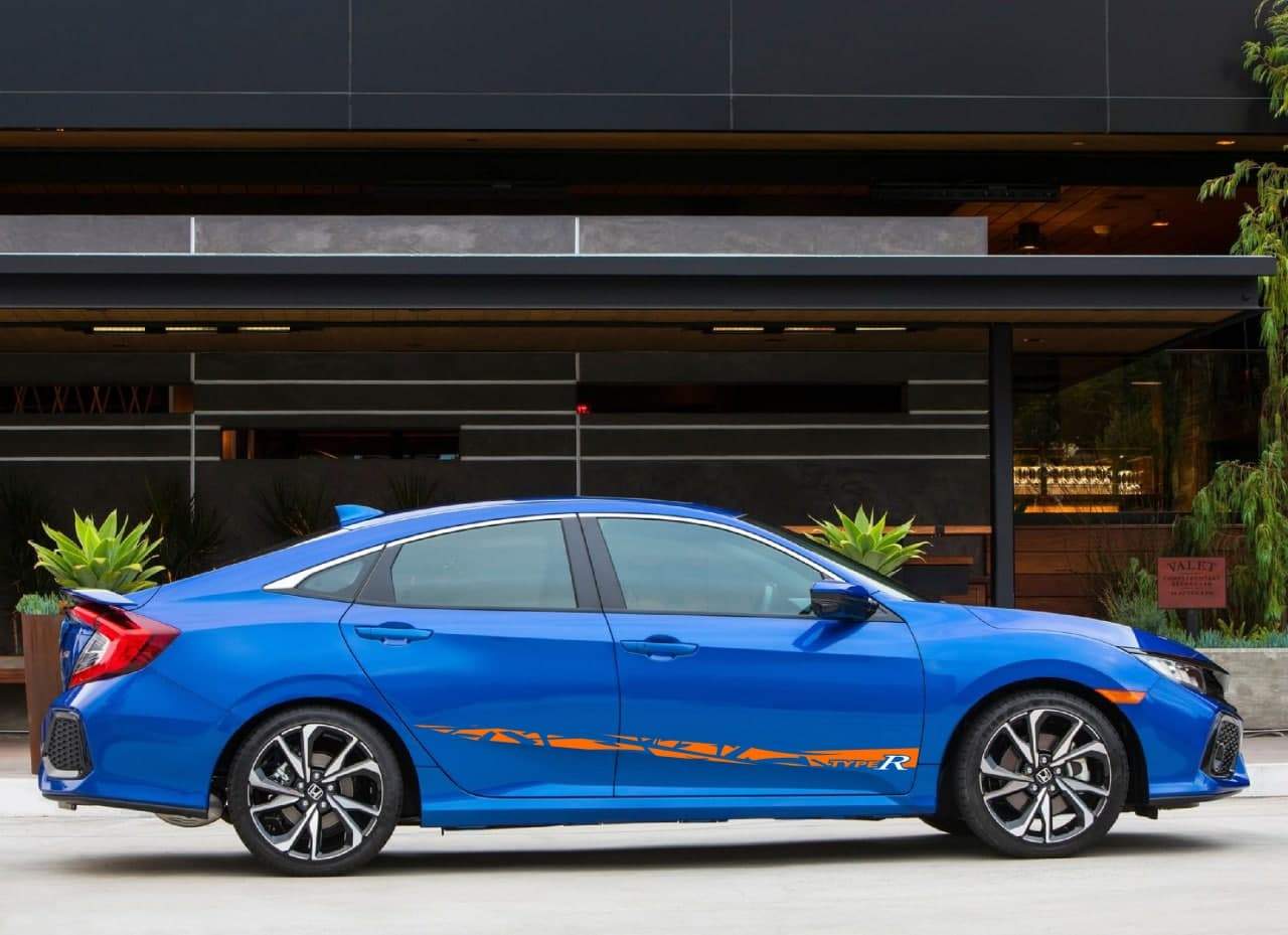 Vinyl Graphics EXtreme Line Graphic Line Stickers Compatible With Honda Civic, All Models Size