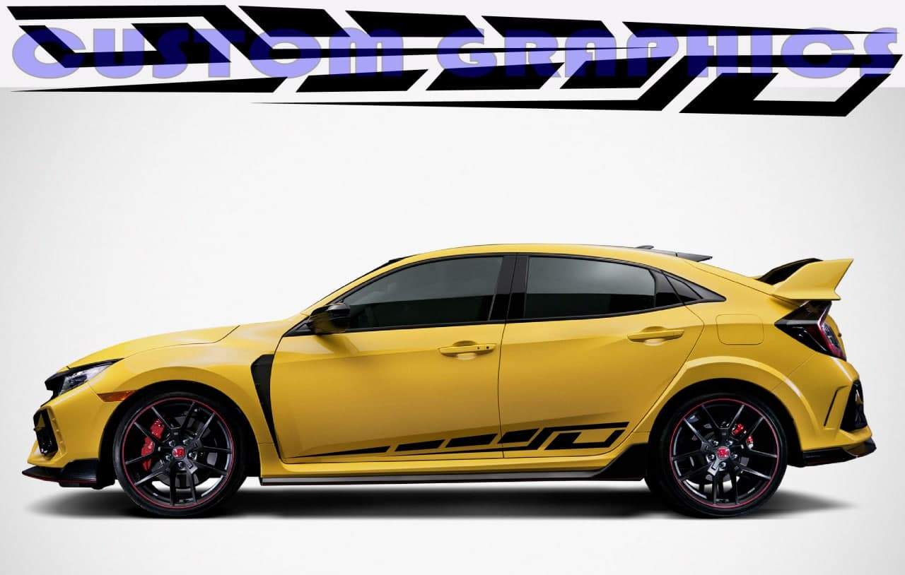 Vinyl Graphics Figure graphic universal sticker decal Kit for Car Any Vehicle | UNIVERSAL STICKERS