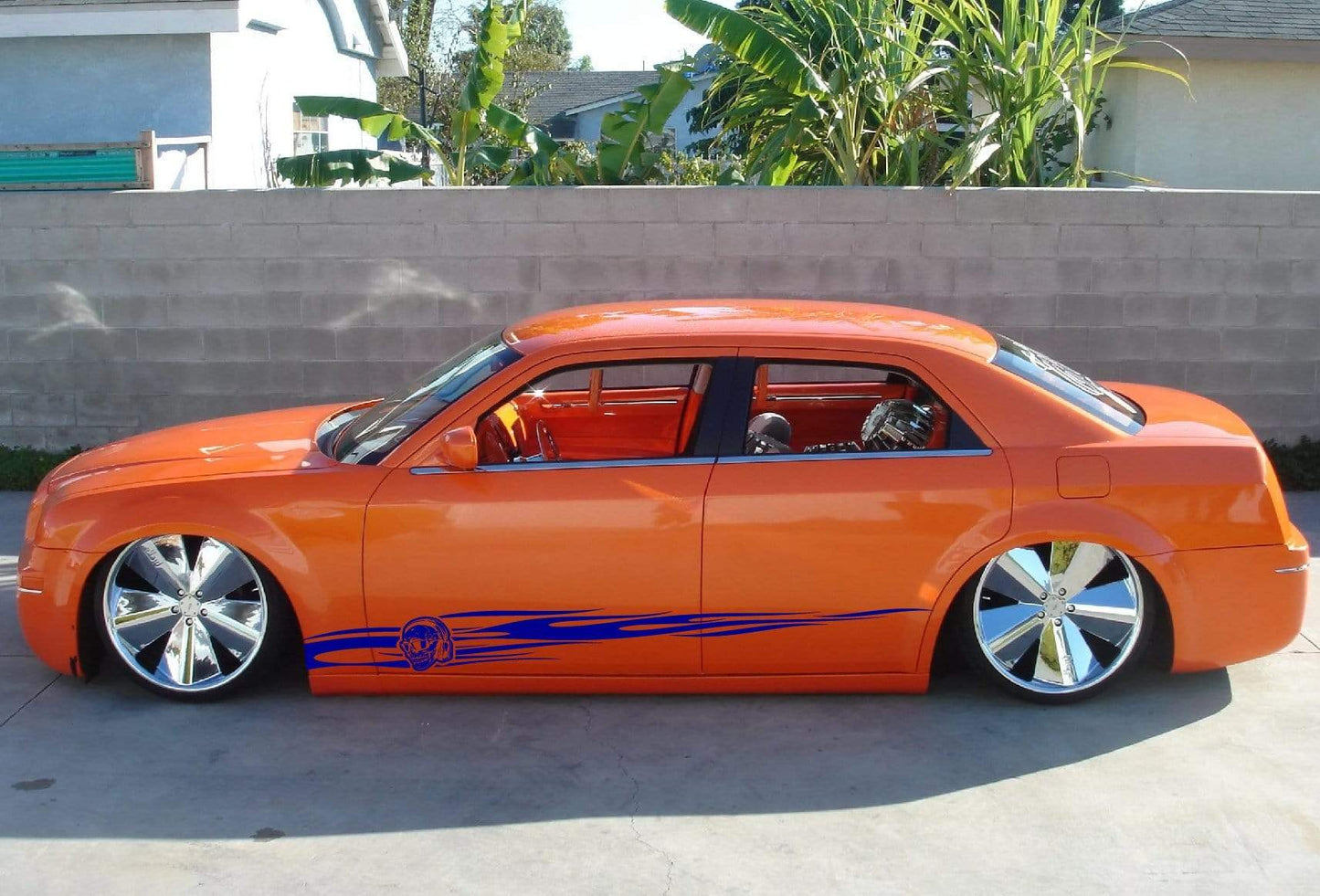 Flame Skull Graphics for Chrysler 300 300S | Chrysler 300 graphic kit