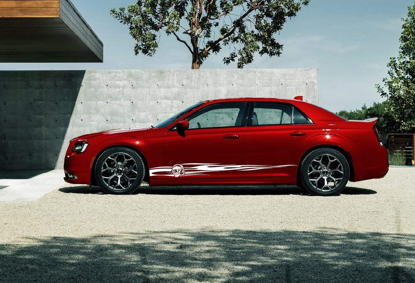 Flame Skull Graphics for Chrysler 300 300S | Chrysler 300 graphic kit