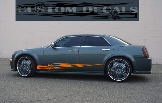 Flame Skull Graphics for Chrysler 300 300S | Chrysler 300 graphic kit